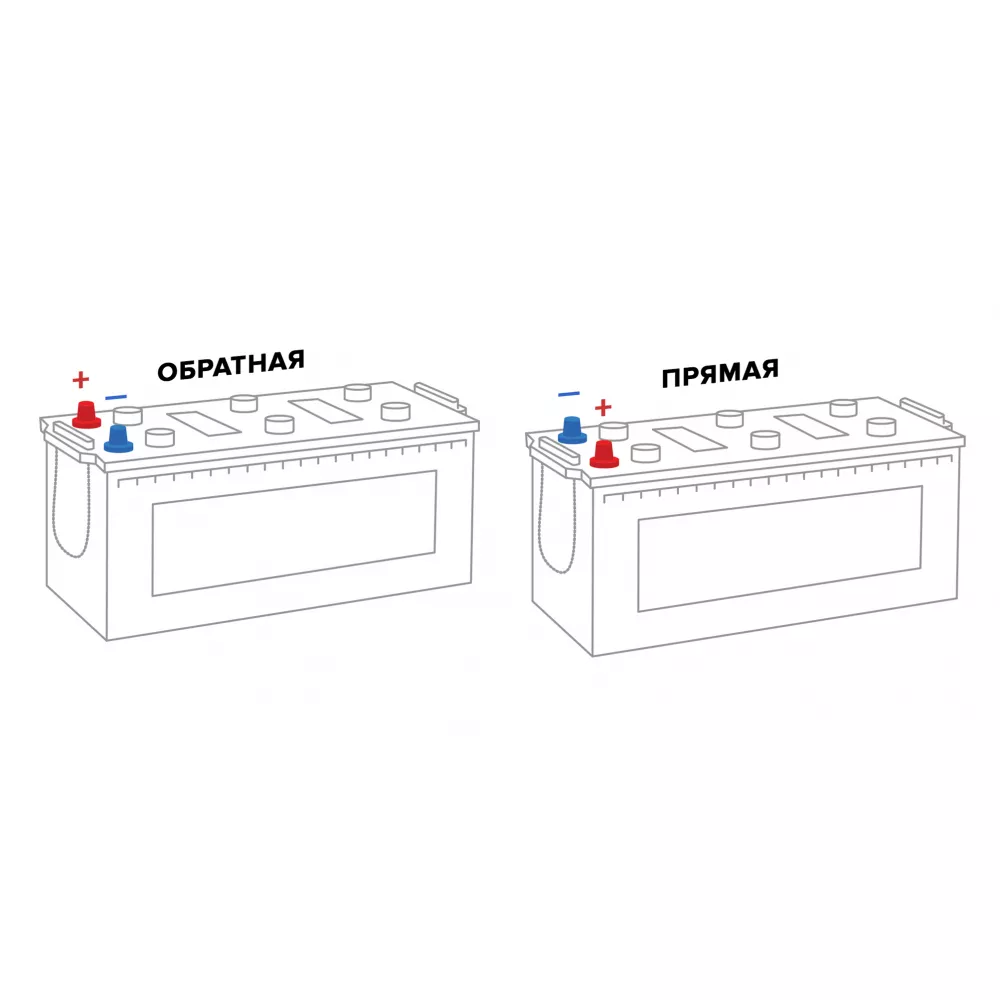 АКБ 6 СТ 225 Браво обратная полярность в Осе